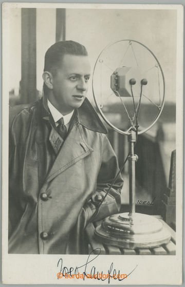 280625 - 1935? LAUFER Joseph (1891-1966), important Czech journalist,