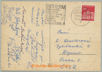 280832 - 1968 THEATRE SEMAFOR / postcard sent from Munich (München) w