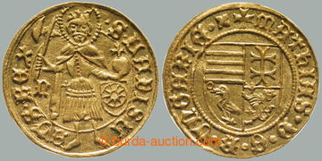 280985 - 1467 UHRY / Matyáš Korvín (1458-1490), dukát b.l., Velká Baň