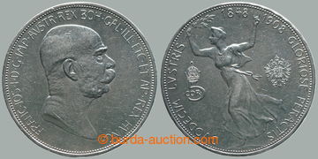 281005 - 1908 František Josef I. (1848-1916), 5 koruna 1908 b.z. - ju