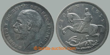 281042 - 1935 VELKÁ BRITÁNIE / Jiří V. (1910-1936), 1 crown 1935 - Si