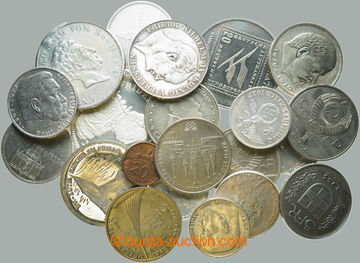 281059 - 1831-2000 SESTAVA / 21ks mincí, část Ag, mj. Prusko (spolkov