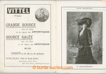 281081 - 1907 BERNHARDT Sarah (1844–1923), French actress, one of bes