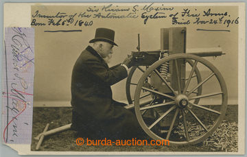 281084 -  MAXIM Hiram Stevens (1840-1916), American inventor first př
