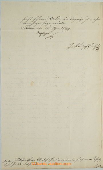281186 - 1789 ALOIS count von and zu UGARTE (1749–1817), from year 1