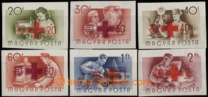 28231 - 1957 Mi.1482-87, imperforated, good margins, mint never hing