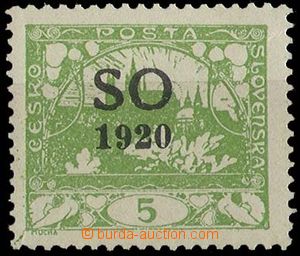 28311 -  Pof.SO3N, 5h green unissued with perf line perforation 11&#