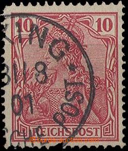 28363 - 1901 Mi.Vc, 10Pf with postmark Beijing / Deutsche Post / 31/