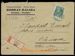 28386 - 1945 commercial Reg letter with 4,20 Koruna A. Hitler, Pof.1