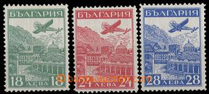 28493 - 1932 Mi.249-51, letecké, malá stopa po nálepce, barvy sv�