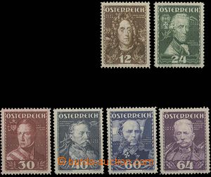 28495 - 1935 Mi.617-22, mint never hinged, c.v.. 150€
