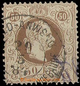 28497 - 1867 Mi.41/II., brown, good condition, cat. Ferchenbauer 210