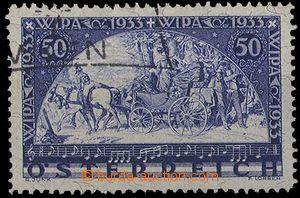 28503 - 1933 Mi.556A, fibrous paper, postmark in corner, nice, cat. 