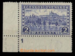 28632 - 1926 Praha, Pof.225 P6, 2Kč levý roh s DZ1.