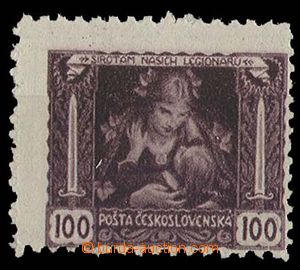 28874 - 1919 Pof.31C, off center, in gum finger-print, exp. Gilbert
