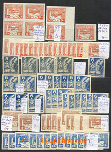 28938 - 1945 ČSR II.  Košické, sestava zn. na 1 výmětovém list