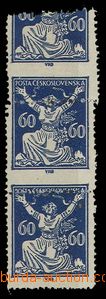 28973 - 1920 Pof.157A, vertical 2½-páska, getting shift hori