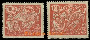 29009 - 1923 Pof.173A/ II. and T III., 1x exp. Mrňák