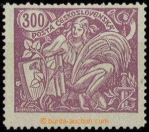 29183 - 1923 Pof.175A I, 300h violet T I.,  superb.