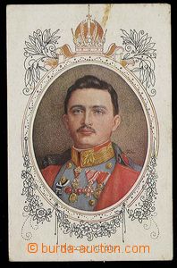 29204 - 1918 emperor Charles, color, Us, wrinkled corners