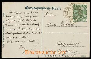 29262 - 1909 vyfr. pohlednice s luxusním otiskem raz. KuK Feldpost 