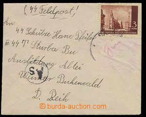 29449 - ? letter from Croatia sent to member SS, Ausbildung Abtei We