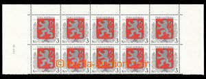 29575 - 1993 Pof.1, upper bnd-of-10 with plate variety 3/1 and 6/1 +