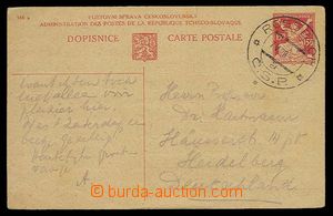 29636 - 1928 CDV26 zaslaná do Německa, DR Rossbach/ 7.V.28, stopy 