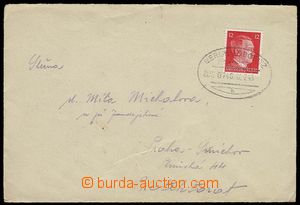 29766 - 1943 letter with oval empire railway pmk BERLIN - LOBOSITZ/ 