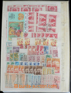 29784 - 1960-80 VIETNAM  zásoba zn. na 3 výběrových listech A4, 