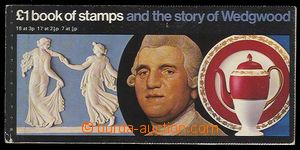 29826 - 1972 STAMP BOOKLETS  Story of Wedgwood, Mi.MH36, slightly wr