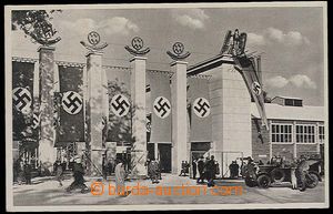30020 - 1940 slavnostní výzdoba veletrhu ve Vídni, čb, neprošl