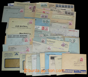 30048 - 1940-41 ČaM  sestava 60ks firemních dopisů z toho 4x slu