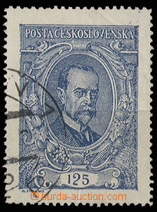 30316 - 1920 Pof.140/II. with plate variety short bar, nice centerin