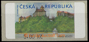 30473 - 2000 Pof.AT1 Ia, Veveří (castle) 5CZK without asterisk, c.