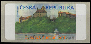 30475 - 2000 Pof.AT1 II, Veveří (castle) 0,40CZK without asterisk,