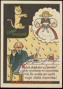 30480 - 1930 LADA Joseph (1887–1957), color advertising postcard o