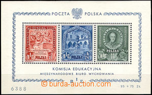 31452 - 1946 1946 Mi.Block 9 with  Mi.445-7, BIE, fresh, cat. 750€