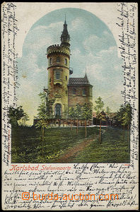 32108 - 1901 outlook-tower - Stefaniewarte, Karlovy Vary,  color,  l