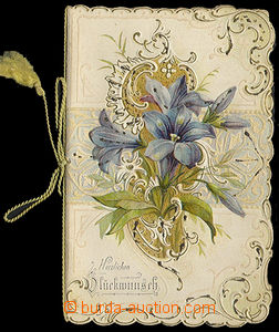 32227 - 1904 Srdečné blahopřání k narozeninám, německý text,