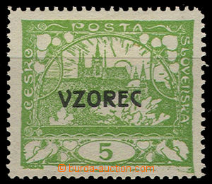 32538 -  Pof.3Cvz, přetisk VZOREC, nálepka, zk. Stu