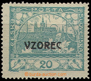 32540 -  Pof.8Cvz, přetisk VZOREC, nálepka, zk. Stu