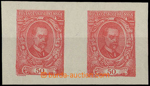 32578 - 1920 ZT 50h, vodorovná 2-páska, červený tisk na papíru 