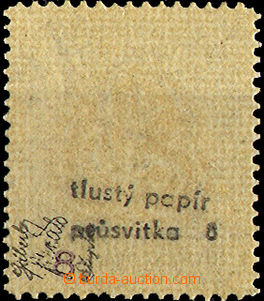 32812 - 1925 Pof.182 Kongres, průsvitka 8, tlustý papír, zk. Gi.,