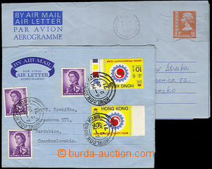 32889 - 1971-75 aerogram bez vytištěné známky a vyfr. 5 známkam