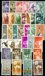 32894 - 1961/? SPANISH COLONIES  partie 20 kompl. sérií známek z 