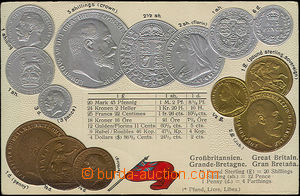 33884 - 1900 mince na pohlednicích, Velká Británie, tlačená lit