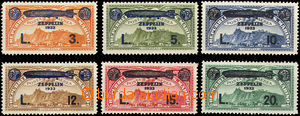 33922 - 1933 Letecké Mi.192-97, kat. 300€, Sieger 500€, luxusn
