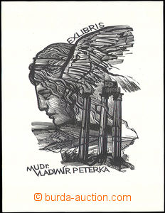 34113 - 1985 LUKAVSKÝ Jaroslav, ex libris MUDr. Vladimír Peterka, 