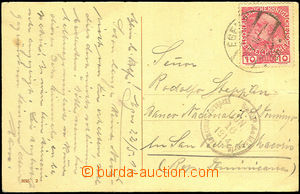 34342 - 1914 postcard to Dominican republiky(!), with 10h, Mi.144, C